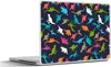 MuchoWow® Laptop Aufkleber Sticker Cover Muster - Dino - Produktbild-Vorschau 1
