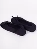 Weiche Damen Ballerina Hausschuhe mit Schleife schwarz Produktbild-Vorschau 5