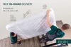 Two delivery men carrying a large mattress up a staircase. Produktbild-Vorschau