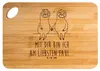 Mr. & Mrs. Panda Frühstücksbrett Faultier Pärchen - Produktbild-Vorschau 1