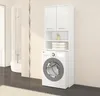 Mensola per lavatrice bianca lucida - Soluzione elegante Anteprima dell’immagine prodotto 4