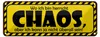 Blechschild Spruch 27x10cm wo ich bin herrscht Chaos aber Produktbild-Vorschau 1