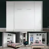 Schrankbett Wandbett Wandklappbett vertikal VB 90x200 mit 2 Produktbild-Vorschau 1