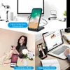 A collage of images showing a wireless charger in use for different purposes. Produktbild-Vorschau