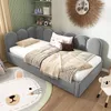 MODFU Kinderbett Polsterbett 90x200cm,Schlafsofa mit Produktbild-Vorschau 1