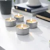HORECA CANDLES Candele Tealight 50 Pezzi Bianche – Durata 8 Anteprima dell’immagine prodotto 3