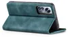 A teal flip case for a smartphone is shown in a studio setting. Produktbild-Vorschau