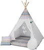 Tipi Kinderzelt für Kinderzimmer Zelt Spielzimmer Indoor Produktbild-Vorschau 2