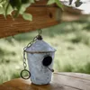 Kleiner Nistkasten für Vögel Vogelhaus aus Zink für Draußen Produktbild-Vorschau 7