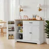 BEALIFE Kuchyňský bufet 105x40x85 cm | 3 dvířka a 1 zásuvka Náhled obrázku produktu 1