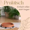 Pflanzenroller Rund Rollbrett Pflanzen Untersetzer Produktbild-Vorschau 5