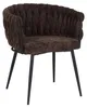 Bronx71 Esszimmerstuhl River Chenille braun Produktbild-Vorschau 20