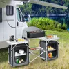 KOMFOTTEU Campingküche klappbar, Campingschrank aus Produktbild-Vorschau 8