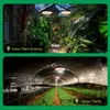 Two images showing indoor plant growing in a greenhouse and plants in grow tents, both illuminated by grow lights. Náhľad obrázku produktu