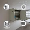 Extralink Armadio Rack 19", 6U, 600x600 mm, Grigio, Porta Anteprima dell’immagine prodotto 6