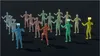 A group of stylized 3D figures in various colors, some with numbers above their heads, arranged on a dark background. Produktbild-Vorschau