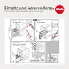 Diagrams illustrating the installation and use of Hailo products. Produktbild-Vorschau