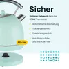 MOA Retro Wasserkocher - 1,8 Liter 2200 Watt - Minzgrün - Produktbild-Vorschau 6