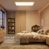 B.K.Licht Pannello LED telecomando 58x20cm squadrato 22W Anteprima dell’immagine prodotto 4