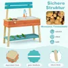 COSTWAY Cuisine extérieure pour enfants, cuisine en bois Voir les images du produit 5