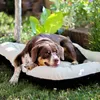 4L Textil ELLA Hundebett Leder Optik Hundekissen Kunstleder Produktbild-Vorschau 7