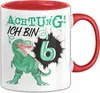 6. Geburtstag Geschenk Tasse Becher Jungs Sohn T-Rex Produktbild-Vorschau 1