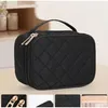 Borsa cosmetica imbottita da donna, borsa per trucchi Anteprima dell’immagine prodotto 8