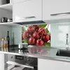 Küchenrückwand Spritzschutz Glas mit Motiv Frische Kirschen Produktbild-Vorschau 2