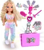 Nancy Air Styler Puppe Rosa Rosa Taglia unica Anteprima dell’immagine prodotto 3