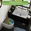 WC Sitz mit Absenkautomatik D Form Motiv Pfau [TDW3 10500] Produktbild-Vorschau 3