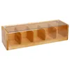 5five Simply Smart Teebox Bambus Kunststoff beige 9,5cm x Produktbild-Vorschau 1