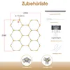 Hexagon LED Garage Light, 30240LM 6500K Hexagon LED Produktbild-Vorschau 7