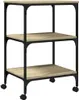 vidaXL Stojak na drukarkę 3 półki dąb sonoma 50x41x75 cm Podgląd zdjęcia produktu 1