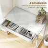 HOMCOM Schreibtisch 100 x 50 cm Computertisch Bürotisch mit Produktbild-Vorschau 4