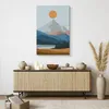 Muralo Leinwandbild Canvas für Esszimmer BERGE Sonne Wald Produktbild-Vorschau 7