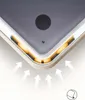 A close-up view of the corner of a laptop bag, showing its protective features and airflow. Produktbild-Vorschau