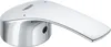 A chrome faucet handle with red and blue indicators for hot and cold water. Náhľad obrázku produktu