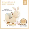 Bieco Plüsch Schaukeltier Hase Hopsi, 60 cm | Kinder Produktbild-Vorschau 3