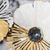 Metallbild 75x53cm Wandbild Blüte Metall Schwarz Gold Deko Produktbild-Vorschau 4