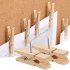 Holzklammern mit Stecknadeln 100 Stück Natürlich Holz Push Produktbild-Vorschau 3