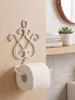 Clayre & Eef Porte-rouleau WC 17x7x22 cm Blanc Fer Voir les images du produit 2