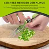 Kräuterschere Edelstahl 5 Klingen Küchen Schnittlauchschere Produktbild-Vorschau 3