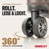 ONBEST Hartschalen Koffer Set | 4-teilig | Champagner | mit Produktbild-Vorschau 9