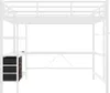 Letto a soppalco Sweiko 140x200cm, con luce d'ambiente, Anteprima dell’immagine prodotto 4