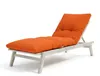 Coussin bain de soleil 185 x55cm Orange Voir les images du produit 6