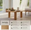 Table basse SISSI ronde avec pieds en bois massif - Chêne Voir les images du produit 2