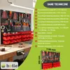 botle® Werkzeugwand Lochwand aus Metall, Stapelboxen + Produktbild-Vorschau 2