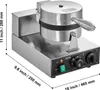 A commercial waffle maker with dimensions indicated. Anteprima dell’immagine prodotto