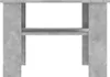 vidaXL Konferenční stolek Concrete Grey 60x60x42 cm Dřevěný Náhled obrázku produktu 4