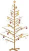 vidaXL Arbre de Noël en bois avec support Marron 180 cm Pin Voir les images du produit 3
